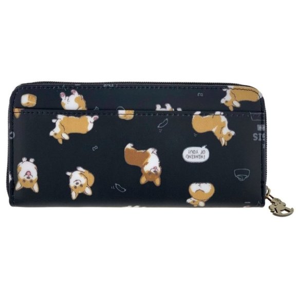 Waterproof Corgi Long Wallet Fits Phone & Bills - Picture 3 of 16